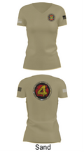 9th Engineer Support Battalion 95542880 Women's Short Sleeve V-neck Shirt - 88