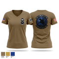 102D SFS 5339572 Women's Short Sleeve V-neck Shirt - 1