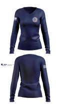 Chal-Brit regional emergency services 10271613 Women's Long Sleeve V-neck Shirt - 1