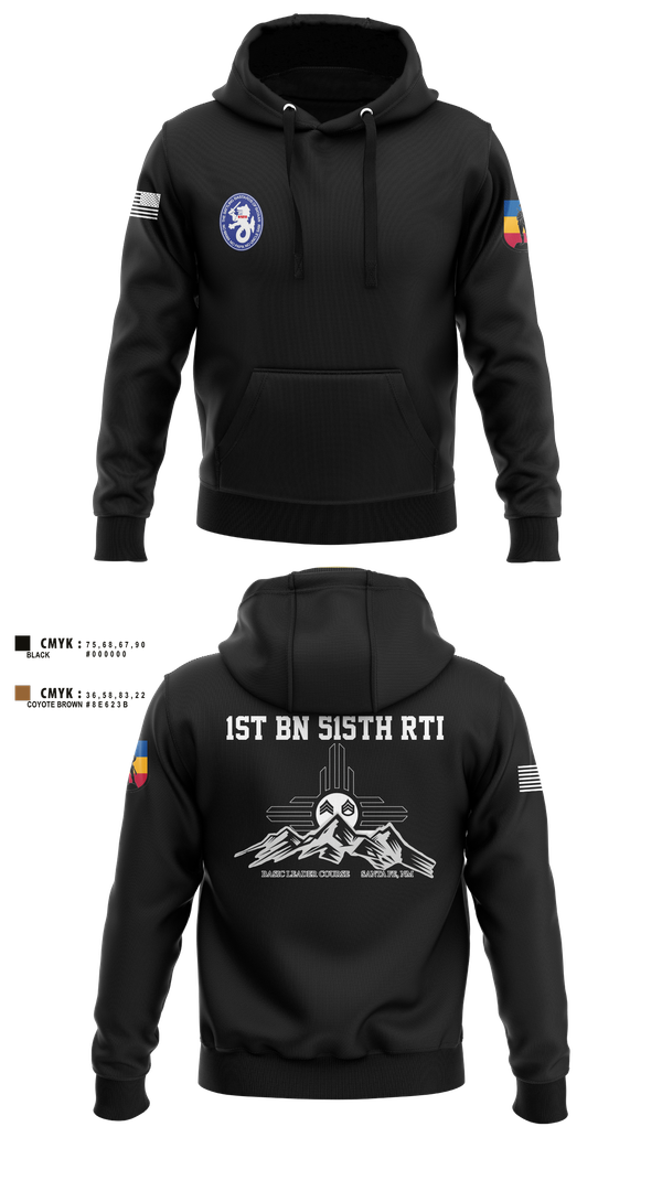 Hoodie, 1st BN 515th RTI, Army, Teamtime, Team time, sublimation, custom sports apparel, team uniforms, spirit wear, spiritwear, sports uniforms, custom shirts, team store, custom team store, fundraiser sports, apparel fundraiser