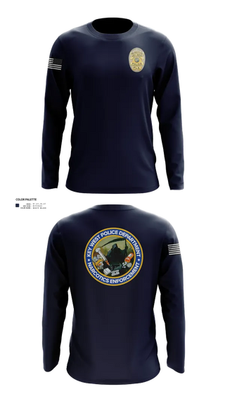 Long Sleeve Performance Shirt, Key West Police Department, , Teamtime, Team time, sublimation, custom sports apparel, team uniforms, spirit wear, spiritwear, sports uniforms, custom shirts, team store, custom team store, fundraiser sports, apparel fundraiser