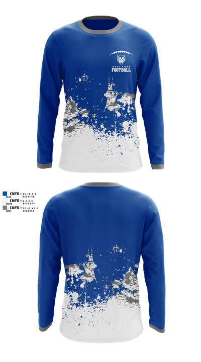 Wood-Ridge Football 26448991 Long Sleeve Performance Shirt 1