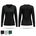 Carroll County Detention officer Women's Long Sleeve V-neck Shirt - 1