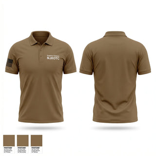Short Sleeve Performance Polo, Graphics Campus NJROTC, Navy, Teamtime, Team time, sublimation, custom sports apparel, team uniforms, spirit wear, spiritwear, sports uniforms, custom shirts, team store, custom team store, fundraiser sports, apparel fundraiser
