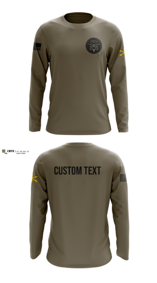 Long Sleeve Performance Shirt, Bravo Company, 401st Cyber Battalion, Army, Teamtime, Team time, sublimation, custom sports apparel, team uniforms, spirit wear, spiritwear, sports uniforms, custom shirts, team store, custom team store, fundraiser sports, apparel fundraiser