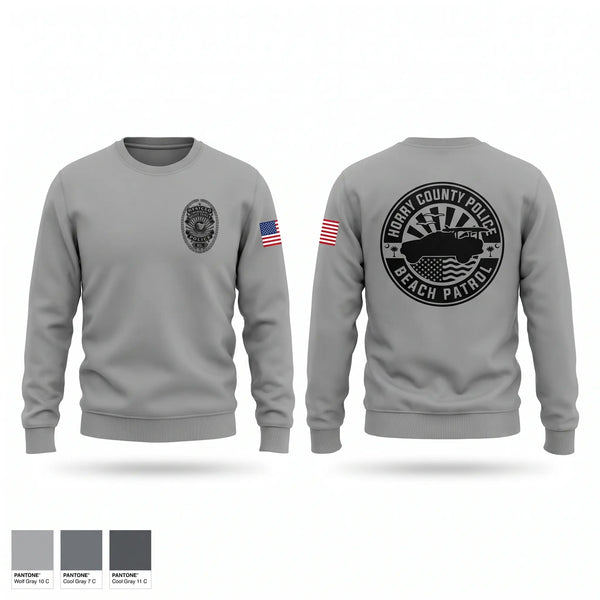 Crew Neck Sweatshirt, Beach patrol, Police, Teamtime, Team time, sublimation, custom sports apparel, team uniforms, spirit wear, spiritwear, sports uniforms, custom shirts, team store, custom team store, fundraiser sports, apparel fundraiser