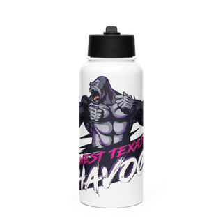 West texas Havoc Stainless Steel Water Bottle with a Straw Lid