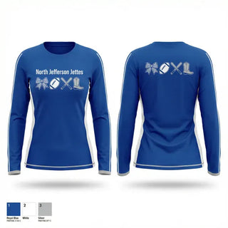 Long Sleeve Performance Shirt, North Jefferson Jettes, Spirit Store, Teamtime, Team time, sublimation, custom sports apparel, team uniforms, spirit wear, spiritwear, sports uniforms, custom shirts, team store, custom team store, fundraiser sports, apparel fundraiser