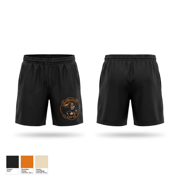Athletic Shorts With Pockets, Gaston County Emergency Management and Fire Services, Fire Department, Teamtime, Team time, sublimation, custom sports apparel, team uniforms, spirit wear, spiritwear, sports uniforms, custom shirts, team store, custom team store, fundraiser sports, apparel fundraiser