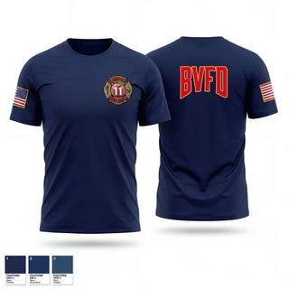 Short Sleeve Performance Shirt, Bloomfield Volunteer Fire Department, Fire Department, Teamtime, Team time, sublimation, custom sports apparel, team uniforms, spirit wear, spiritwear, sports uniforms, custom shirts, team store, custom team store, fundraiser sports, apparel fundraiser