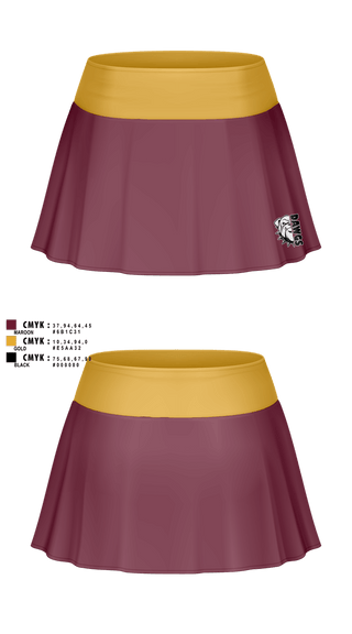 Skort, Chesapeake Bay Dawgs, , Teamtime, Team time, sublimation, custom sports apparel, team uniforms, spirit wear, spiritwear, sports uniforms, custom shirts, team store, custom team store, fundraiser sports, apparel fundraiser