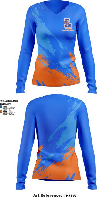 Womens Long Sleeve Vneck Shirt, Lexington Senior High School Volleyball, Women's Volleyball, Teamtime, Team time, sublimation, custom sports apparel, team uniforms, spirit wear, spiritwear, sports uniforms, custom shirts, team store, custom team store, fundraiser sports, apparel fundraiser