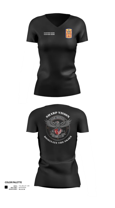 11th MDB 23252297 Women's Short Sleeve V-neck Shirt - 60