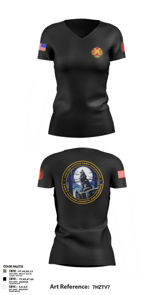 Womens Short Sleeve Vneck Shirt, FHL Garrison 2, , Teamtime, Team time, sublimation, custom sports apparel, team uniforms, spirit wear, spiritwear, sports uniforms, custom shirts, team store, custom team store, fundraiser sports, apparel fundraiser