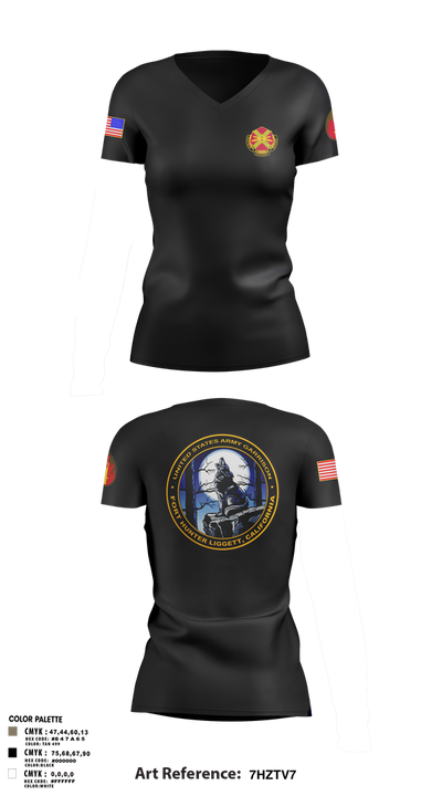 FHL Garrison 2 21208804 Women's Short Sleeve V-neck Shirt - 3