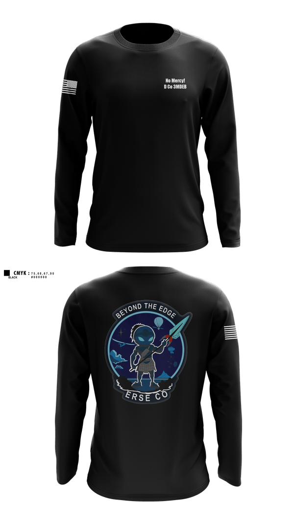 Long Sleeve Performance Shirt, ERSE Company, Army, Teamtime, Team time, sublimation, custom sports apparel, team uniforms, spirit wear, spiritwear, sports uniforms, custom shirts, team store, custom team store, fundraiser sports, apparel fundraiser
