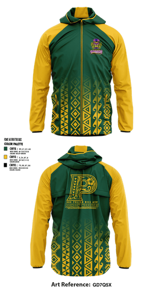 Windbreaker, Polish Hill Rainbow Warriors, , Teamtime, Team time, sublimation, custom sports apparel, team uniforms, spirit wear, spiritwear, sports uniforms, custom shirts, team store, custom team store, fundraiser sports, apparel fundraiser