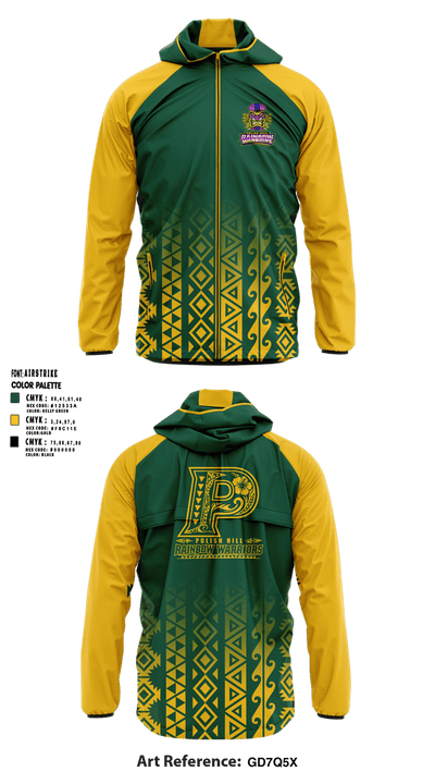 Polish Hill Rainbow Warriors 46803430 Windbreaker - 1