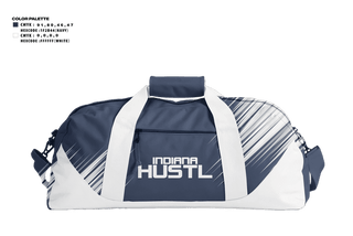 Duffle Bag, Indiana Hustl, Softball, Teamtime, Team time, sublimation, custom sports apparel, team uniforms, spirit wear, spiritwear, sports uniforms, custom shirts, team store, custom team store, fundraiser sports, apparel fundraiser
