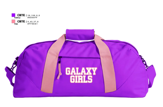 Duffle Bag, Galaxy Girls, Women's Soccer, Teamtime, Team time, sublimation, custom sports apparel, team uniforms, spirit wear, spiritwear, sports uniforms, custom shirts, team store, custom team store, fundraiser sports, apparel fundraiser