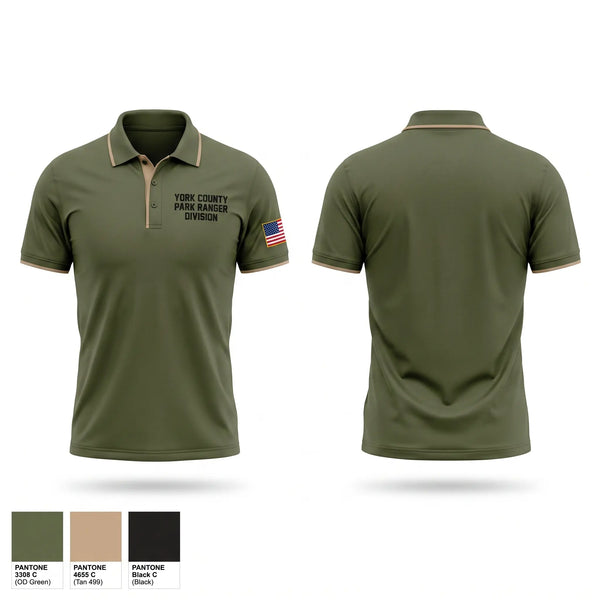 Short Sleeve Performance Polo, York County Park Ranger Division, Police, Teamtime, Team time, sublimation, custom sports apparel, team uniforms, spirit wear, spiritwear, sports uniforms, custom shirts, team store, custom team store, fundraiser sports, apparel fundraiser