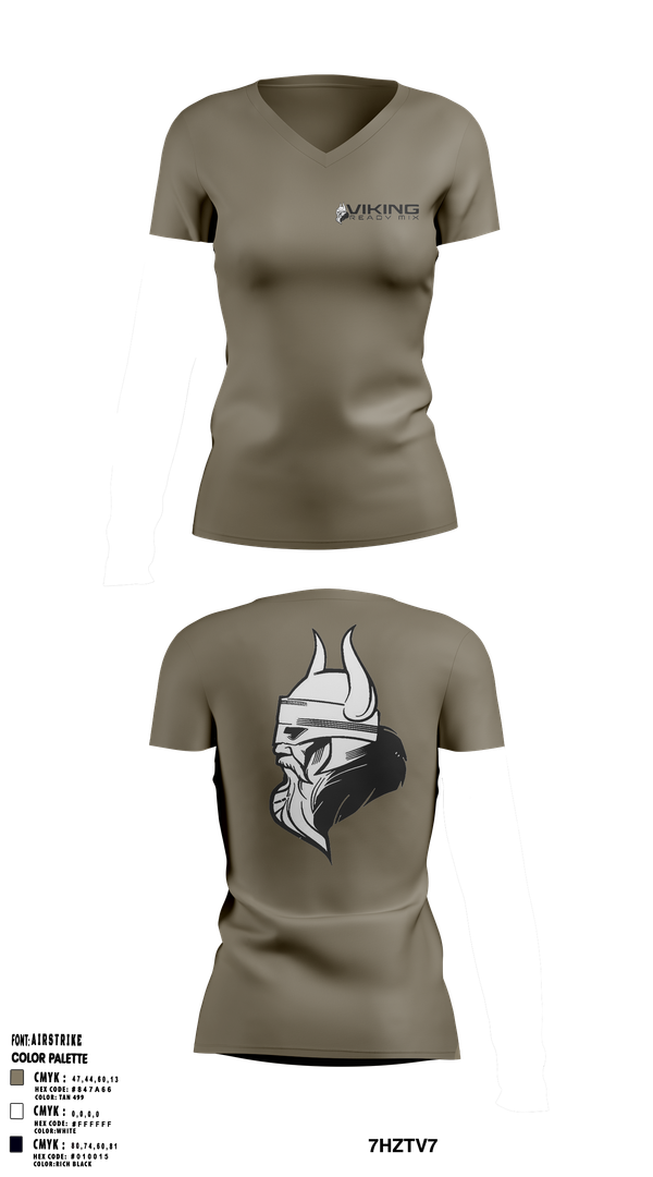 Womens Short Sleeve Vneck Shirt, Viking Ready Mix, , Teamtime, Team time, sublimation, custom sports apparel, team uniforms, spirit wear, spiritwear, sports uniforms, custom shirts, team store, custom team store, fundraiser sports, apparel fundraiser