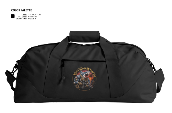 Duffle Bag, MESG-1 DET GUAM TEAM 707, Navy, Teamtime, Team time, sublimation, custom sports apparel, team uniforms, spirit wear, spiritwear, sports uniforms, custom shirts, team store, custom team store, fundraiser sports, apparel fundraiser