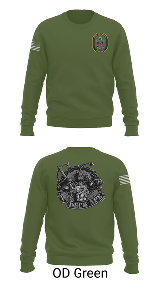 Crew Neck Sweatshirt, DDG 103 OD, , Teamtime, Team time, sublimation, custom sports apparel, team uniforms, spirit wear, spiritwear, sports uniforms, custom shirts, team store, custom team store, fundraiser sports, apparel fundraiser