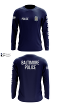 Baltimore Police Department 87844161 Long Sleeve Performance Shirt 109