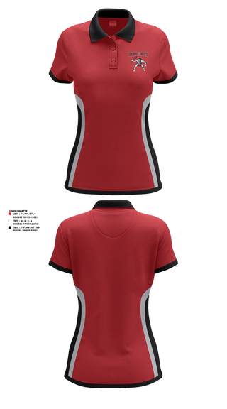 Womens Short Sleeve Performance Polo, Cave City, Women's Basketball, Teamtime, Team time, sublimation, custom sports apparel, team uniforms, spirit wear, spiritwear, sports uniforms, custom shirts, team store, custom team store, fundraiser sports, apparel fundraiser