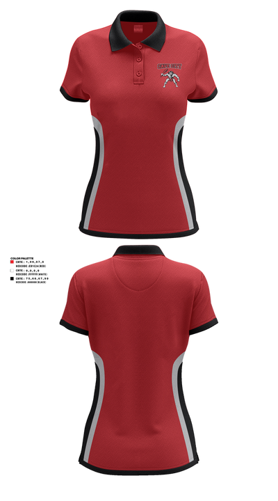 Cave City 27613702 Women's Short Sleeve Performance Polo  - 1