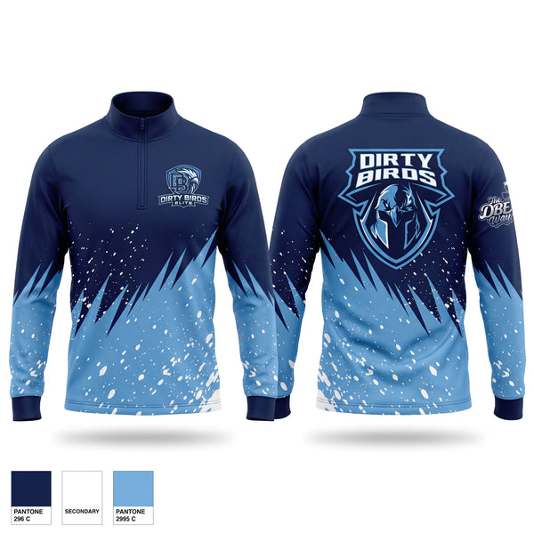 Quarter Zip Jacket, DBE, , Teamtime, Team time, sublimation, custom sports apparel, team uniforms, spirit wear, spiritwear, sports uniforms, custom shirts, team store, custom team store, fundraiser sports, apparel fundraiser