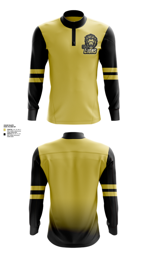 Quarter Zip Jacket, Gt lions, , Teamtime, Team time, sublimation, custom sports apparel, team uniforms, spirit wear, spiritwear, sports uniforms, custom shirts, team store, custom team store, fundraiser sports, apparel fundraiser
