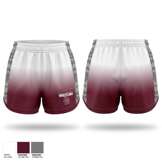 Womens Shorts, Ironmen, Wrestling, Teamtime, Team time, sublimation, custom sports apparel, team uniforms, spirit wear, spiritwear, sports uniforms, custom shirts, team store, custom team store, fundraiser sports, apparel fundraiser