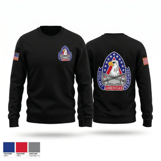 Crew Neck Sweatshirt, 410th Contracting Support Brigade, Army, Teamtime, Team time, sublimation, custom sports apparel, team uniforms, spirit wear, spiritwear, sports uniforms, custom shirts, team store, custom team store, fundraiser sports, apparel fundraiser