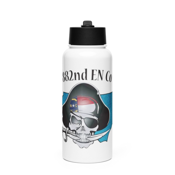 882nd EVCC Stainless Steel Water Bottle with a Straw Lid