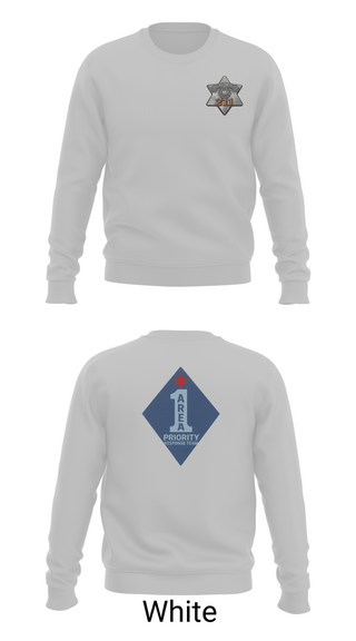 Crew Neck Sweatshirt, Chicago Police Area 1 PRT, Police, Teamtime, Team time, sublimation, custom sports apparel, team uniforms, spirit wear, spiritwear, sports uniforms, custom shirts, team store, custom team store, fundraiser sports, apparel fundraiser