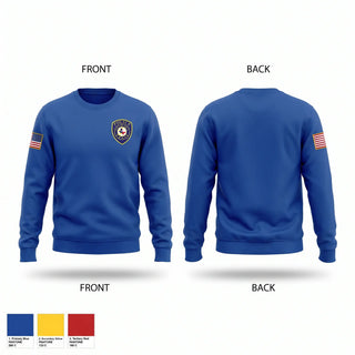 Crew Neck Sweatshirt, Kirby Police Department, Police, Teamtime, Team time, sublimation, custom sports apparel, team uniforms, spirit wear, spiritwear, sports uniforms, custom shirts, team store, custom team store, fundraiser sports, apparel fundraiser