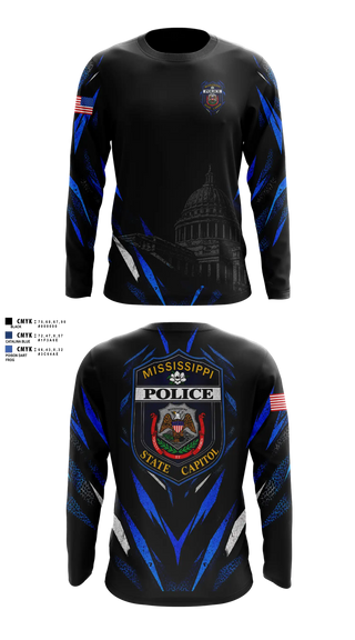 Long Sleeve Performance Shirt, Proactive Patrol Club, Police, Teamtime, Team time, sublimation, custom sports apparel, team uniforms, spirit wear, spiritwear, sports uniforms, custom shirts, team store, custom team store, fundraiser sports, apparel fundraiser