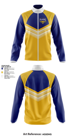 Fleece Jacket, Clyde Fliers, Golf, Teamtime, Team time, sublimation, custom sports apparel, team uniforms, spirit wear, spiritwear, sports uniforms, custom shirts, team store, custom team store, fundraiser sports, apparel fundraiser