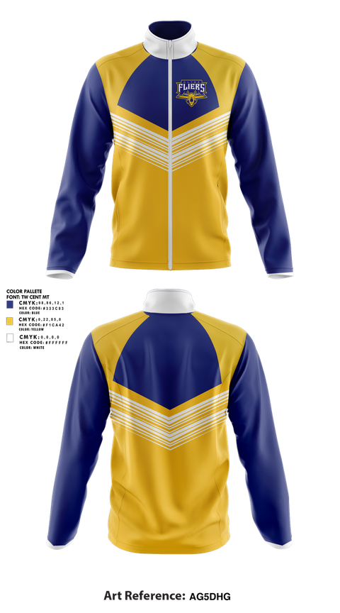 Fleece Jacket, Clyde Fliers, Golf, Teamtime, Team time, sublimation, custom sports apparel, team uniforms, spirit wear, spiritwear, sports uniforms, custom shirts, team store, custom team store, fundraiser sports, apparel fundraiser