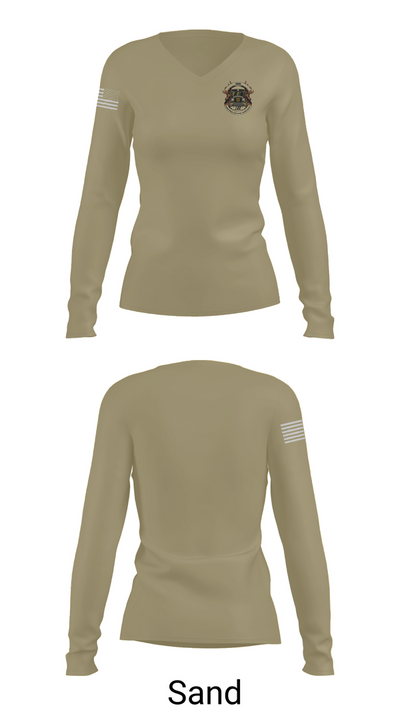 NCCM 21796707 Women's Long Sleeve V-neck Shirt - 97