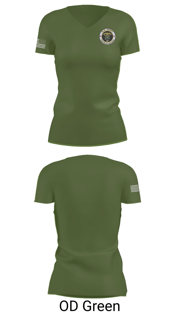 Womens Short Sleeve Vneck Shirt, 473rd QM, , Teamtime, Team time, sublimation, custom sports apparel, team uniforms, spirit wear, spiritwear, sports uniforms, custom shirts, team store, custom team store, fundraiser sports, apparel fundraiser
