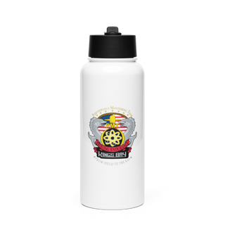 Kings Bay PMT 9436837 Stainless Steel Water Bottle with a Straw Lid