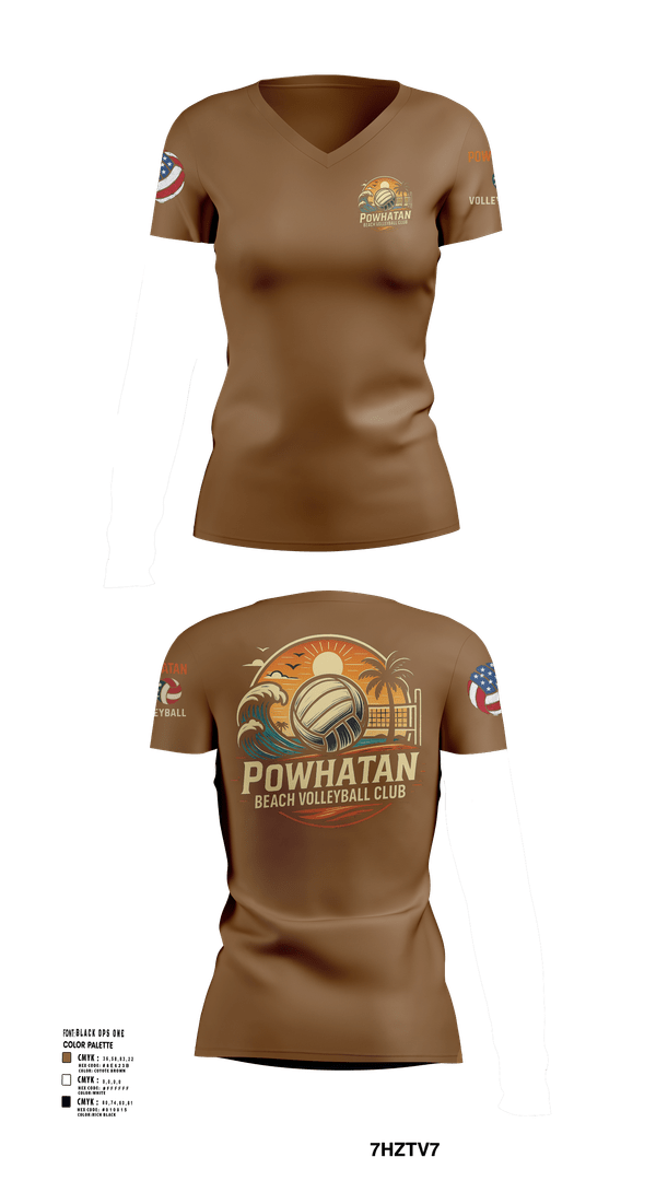 Womens Short Sleeve Vneck Shirt, VB, Women's Volleyball, Teamtime, Team time, sublimation, custom sports apparel, team uniforms, spirit wear, spiritwear, sports uniforms, custom shirts, team store, custom team store, fundraiser sports, apparel fundraiser