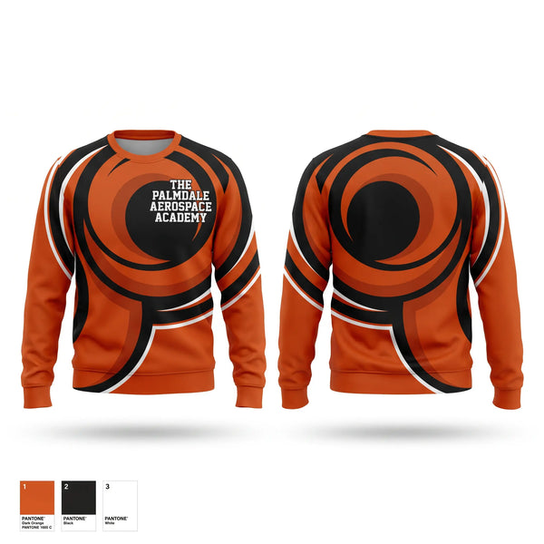 Crew Neck Sweatshirt, The Palmdale Aerospace Academy, Men's Basketball, Teamtime, Team time, sublimation, custom sports apparel, team uniforms, spirit wear, spiritwear, sports uniforms, custom shirts, team store, custom team store, fundraiser sports, apparel fundraiser