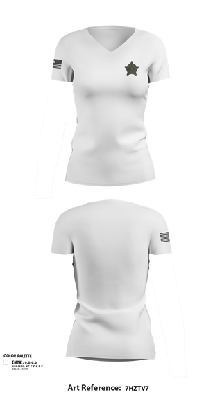 Womens Short Sleeve Vneck Shirt, Hancock County Sheriff’s Office, Police, Teamtime, Team time, sublimation, custom sports apparel, team uniforms, spirit wear, spiritwear, sports uniforms, custom shirts, team store, custom team store, fundraiser sports, apparel fundraiser