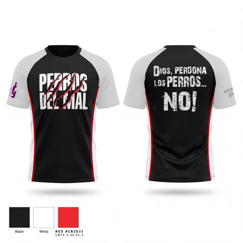 Old School Cotton Feel Shirt, Perros del Mal, Men's Soccer, Teamtime, Team time, sublimation, custom sports apparel, team uniforms, spirit wear, spiritwear, sports uniforms, custom shirts, team store, custom team store, fundraiser sports, apparel fundraiser