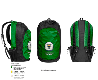 Gear Bag, Seattle Eagles, Softball, Teamtime, Team time, sublimation, custom sports apparel, team uniforms, spirit wear, spiritwear, sports uniforms, custom shirts, team store, custom team store, fundraiser sports, apparel fundraiser
