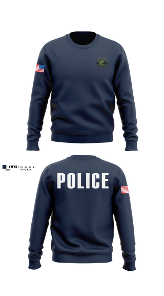 Crew Neck Sweatshirt, Rayne Police Department, Police, Teamtime, Team time, sublimation, custom sports apparel, team uniforms, spirit wear, spiritwear, sports uniforms, custom shirts, team store, custom team store, fundraiser sports, apparel fundraiser